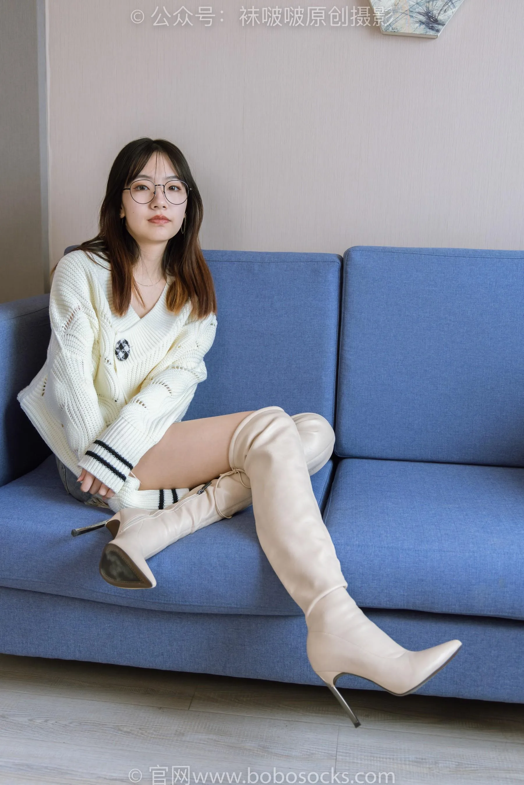 [BoBoSocks袜啵啵]NO.222 小甜豆-长靴、白棉袜、裸足 [79P]插图7